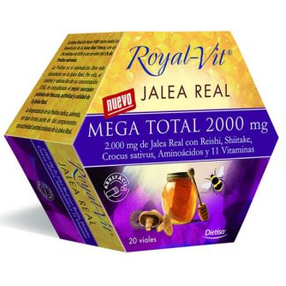 Jalea Real Mega Total 2000 mg. Dietisa - 20 viales