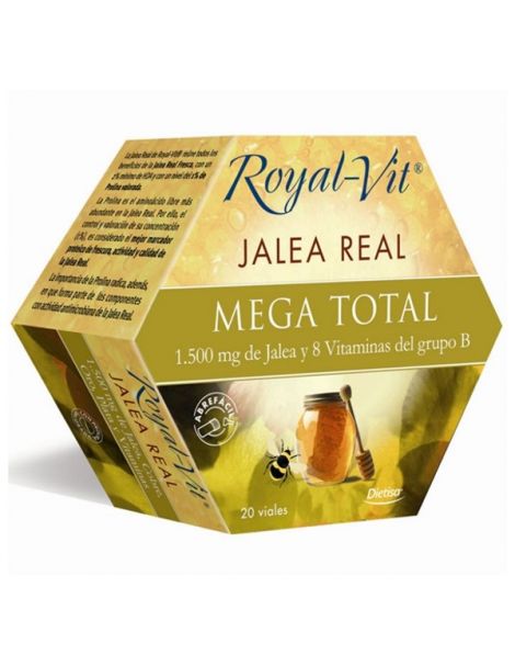 Jalea Real Mega Total 1500 mg. Dietisa - 20 viales