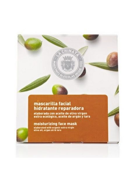 Mascarilla Facial Hidratante Reparadora Natural Edition La Chinata - 5 x 8 ml.