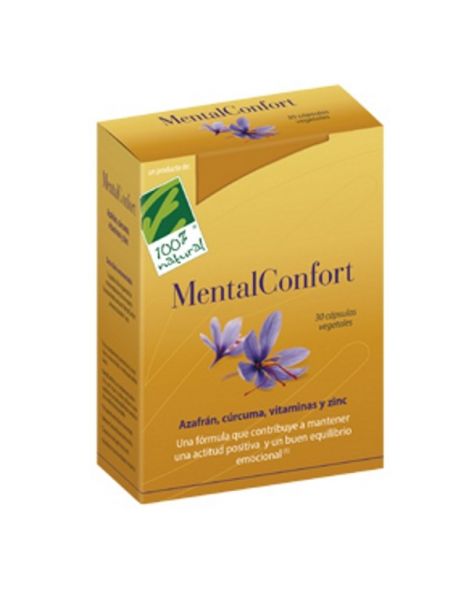 MentalConfort Cien por Cien Natural - 30 cápsulas