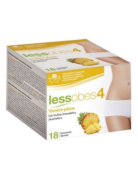 Lessobes 4 Vientre Plano Bioserum - 18 monodosis Lessobes 4 Vientre Plano Bioserum - 18 monodosis