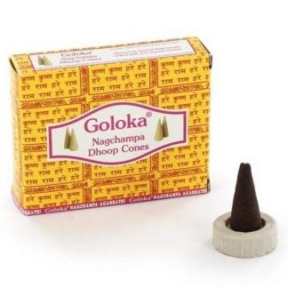 Incienso Goloka Nag Champa - 10 conos