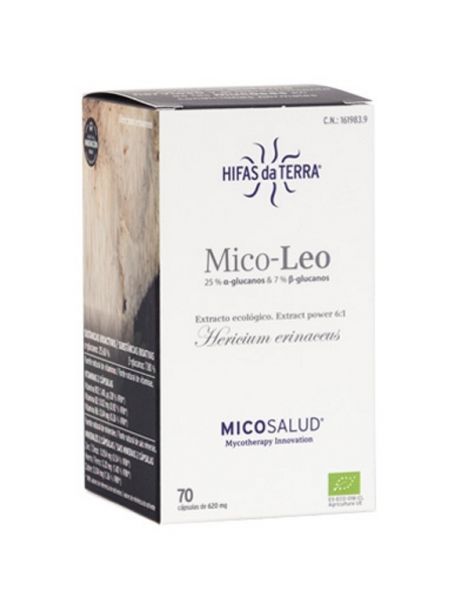 Mico-Leo (Melena de León HdT) Hifas da Terra - 70 cápsulas