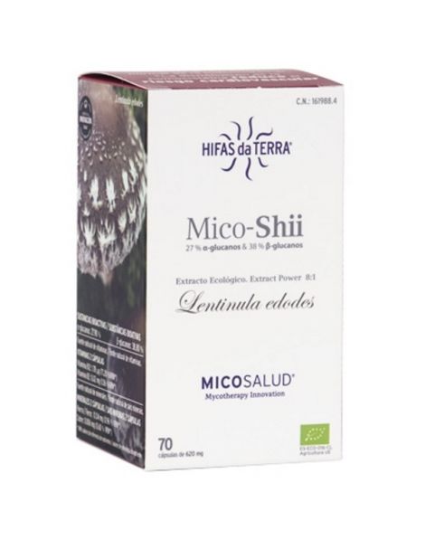 Mico-Shii (Shiitake HdT) Hifas da Terra - 70 cápsulas Mico-Shii (Shiitake HdT) Hifas da Terra - 70 cápsulas