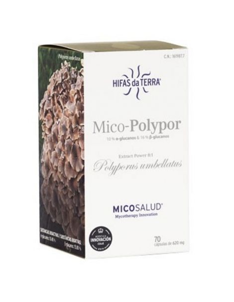 Mico-Polypor (Polyporus HdT) Hifas da Terra - 70 cápsulas