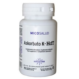 Askorbato K-HdT (Vitamina C) Hifas da Terra - 70 comprimidos