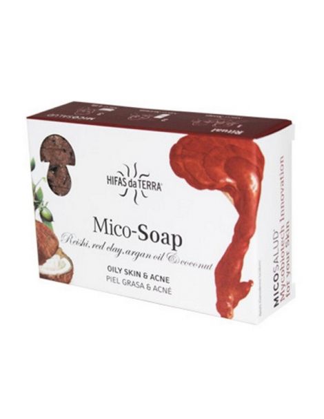 Jabón Mico-Soap Piel Grasa & Acné Hifas da Terra - 2 x 75 gramos