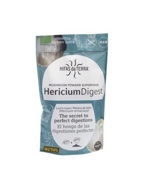 Superfood Hericium Digest Hifas da Terra - 100 gramos