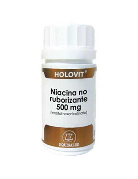 Holovit Niacina No Ruborizante (Inositol Hexanicotinato) Equisalud - 50 cápsulas