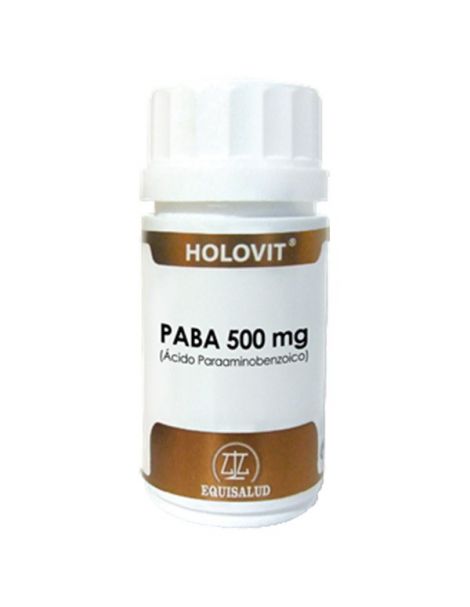 Holovit PABA (Ácido Paraaminobenzoico) Equisalud - 50 cápsulas