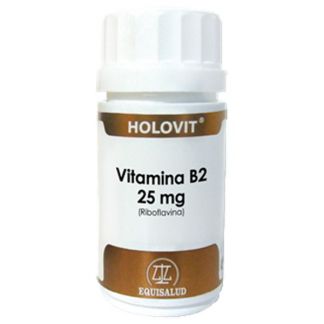 Holovit Vitamina B2 (Riboflavina) Equisalud - 50 cápsulas