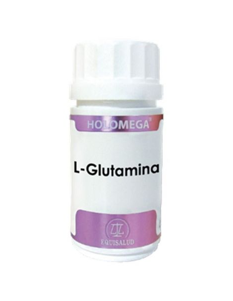 Holomega L-Glutamina Equisalud - 50 cápsulas