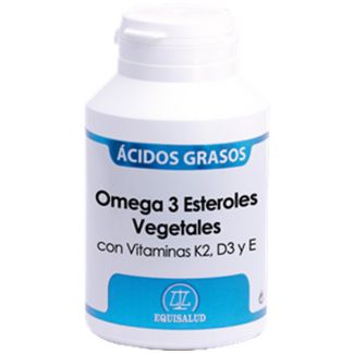 Omega 3 Esteroles Vegetales con Vitaminas K2, D3 y E Equisalud - 120 perlas