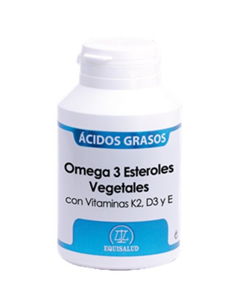 Omega 3 Esteroles Vegetales con Vitaminas K2, D3 y E Equisalud - 120 perlas