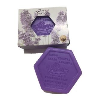 Jabón Hexagonal de Miel y Lavanda Castillo de Peñalver - 100 gramos