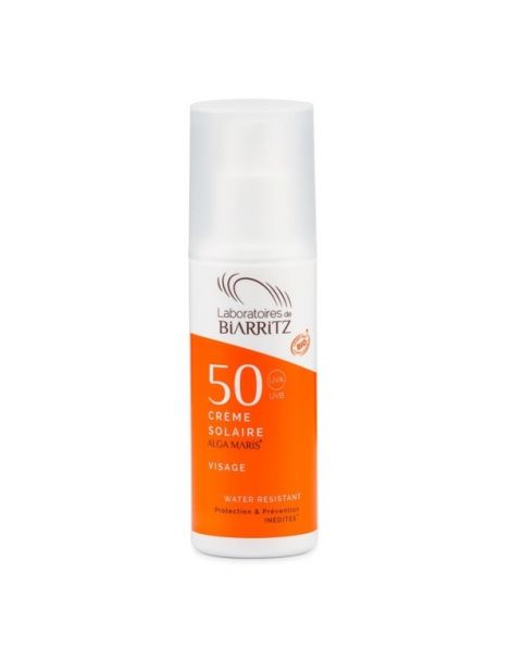 Crema Solar Facial SPF 50 Alga Maris Biarritz - 50 ml.