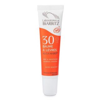 Bálsamo Labial Protector Solar SPF 30 Alga Maris Biarritz - 15 ml.