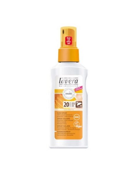 Spray Solar SPF 20 Lavera - 125 ml.