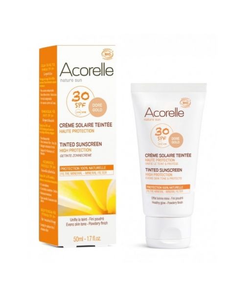 Crema Facial Color Doré SPF 30 Acorelle - 50 ml.