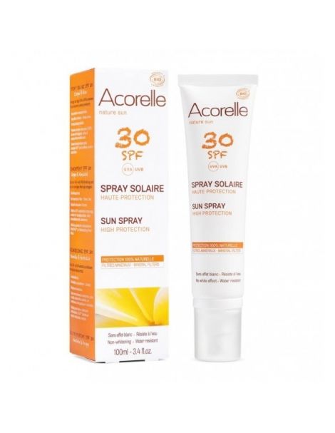 Spray Solar SPF 30 Acorelle - 100 ml.