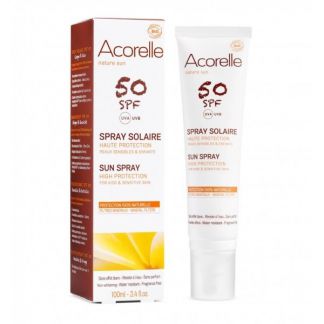 Spray Solar SPF 50 Acorelle - 100 ml.