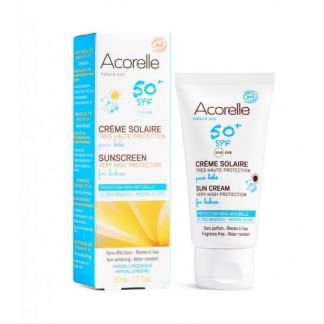 Crema Solar Bebé SPF 50+ Acorelle - 50 ml.