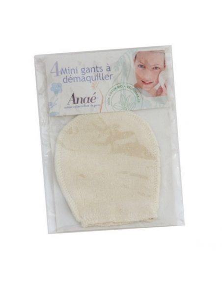 Mini Guantes Desmaquillantes Anaé Naturcosmetika - 4 unidades
