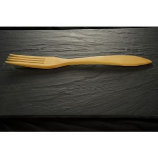 Tenedor Cucharón de Madera de Boj - 30 cm.