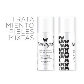 Crema Facial Pieles Mixtas Antiedad Savages - 50 ml.