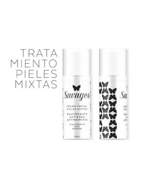 Crema Facial Pieles Mixtas Antiedad Savages - 50 ml.