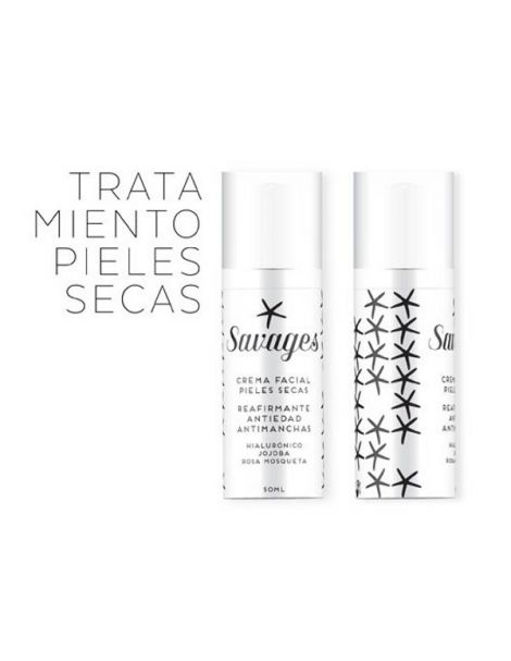 Crema Facial Pieles Secas Antiedad Savages - 50 ml.