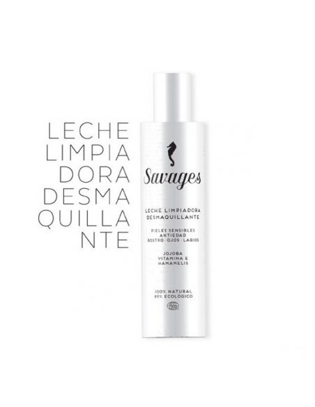 Leche Limpiadora Desmaquillante Antiedad Savages - 200 ml.
