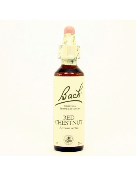 Red Chestnut/Castaño Rojo Flores Dr. Bach - frasco de 20 ml.