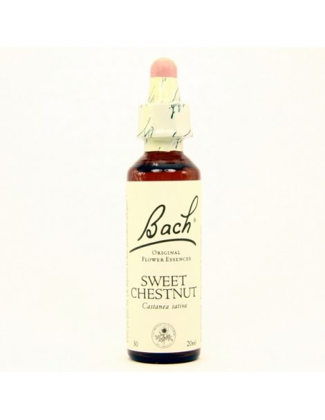 Sweet Chestnut/Castaño Dulce Flores Dr. Bach - frasco de 20 ml.