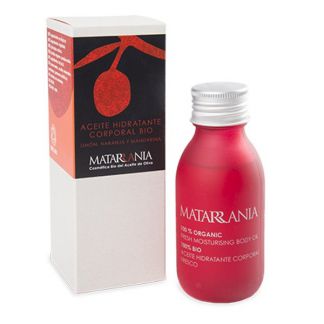 Aceite Hidratante Corporal de Limón, Naranja y Mandarina Bio Matarrania - 100 ml.