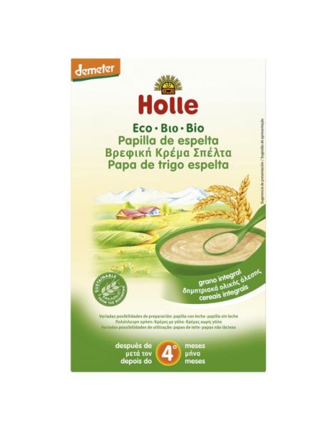 Papillas de Espelta Bio 4M Holle - 250 gramos