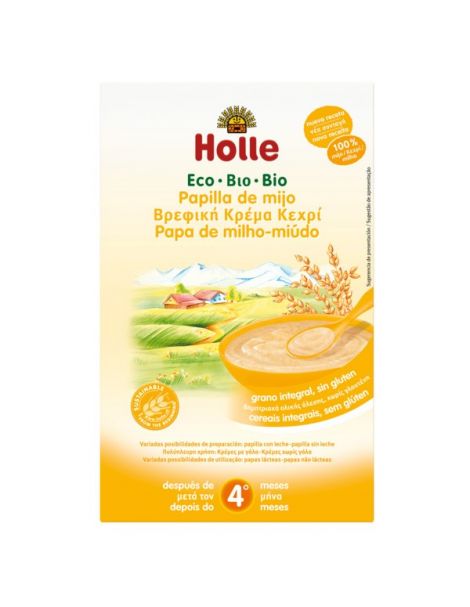 Papillas de Mijo Integral Bio 4M Holle - 250 gramos