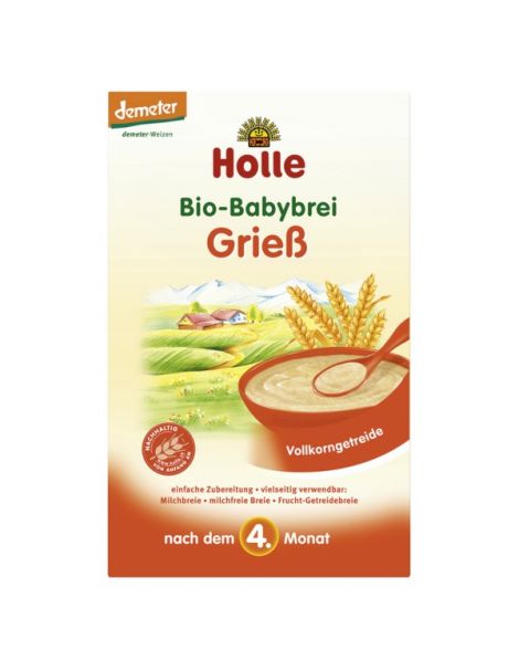 Papillas de Sémola de Trigo Bio 4M Holle - 250 gramos