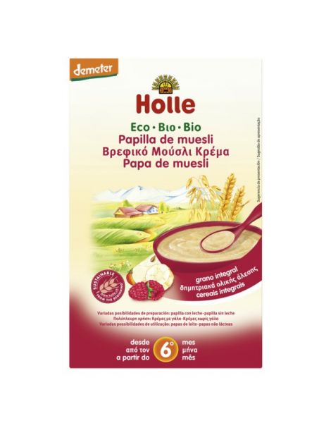 Papillas de Muesli Bio 6M Holle - 250 gramos