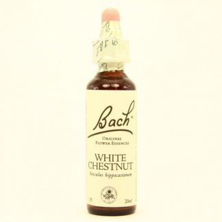White Chestnut/Castaño de Indias Flores Dr. Bach - frasco de 20 ml.