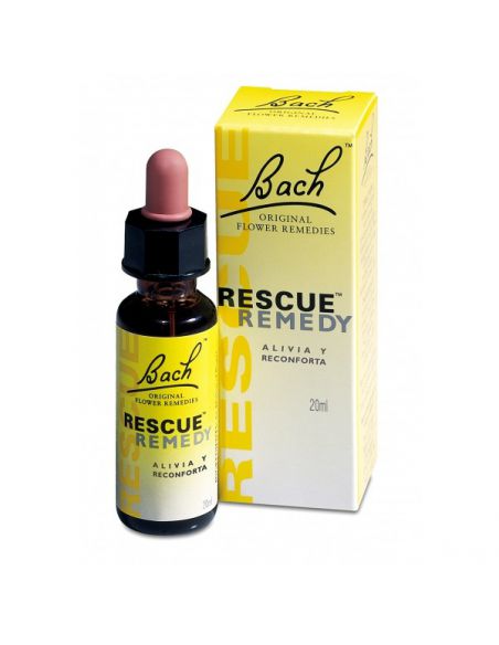 Remedio Rescate (Rescue Remedy) Flores Dr. Bach - frasco de 20 ml.