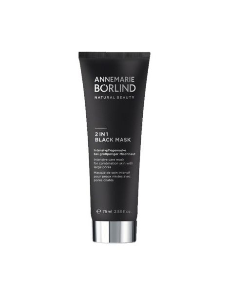 Mascarilla 2 en 1 Black Mask AnneMarie Börlind - 75 ml.