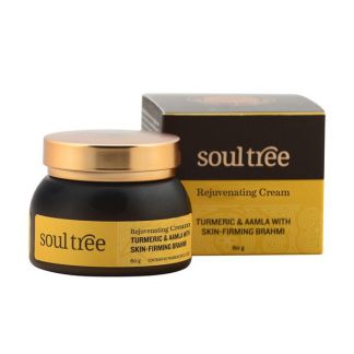 Crema Facial Rejuvenecedora con Cúrcuma, Amla y Brhami SoulTree - 60 gramos