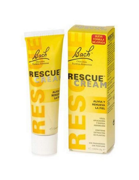 Crema Remedio Rescate (Rescue Remedy) Flores Dr. Bach - tubo de 30 gramos