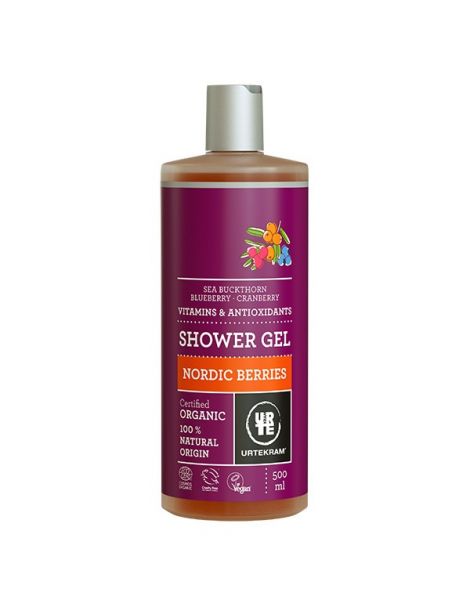 Gel de Baño Frutos Rojos Nórdicos Urtekram - 500 ml.