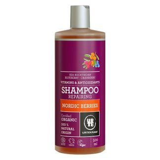 Champú Frutos Rojos Nórdicos Urtekram - 500 ml.