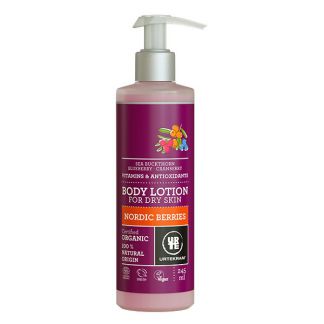 Loción Corporal Frutos Rojos Nórdicos Urtekram - 245 ml.