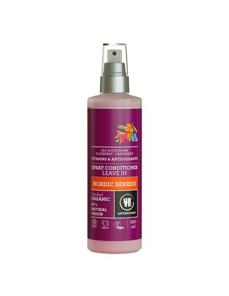 Acondicionador Frutos Rojos Nórdicos Urtekram - spray 250 ml.