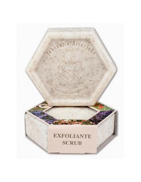 Jabón del Apicultor Hexagonal Exfoliante de Miel y Leche de Almendras Castillo de Peñalver - 100 gramos