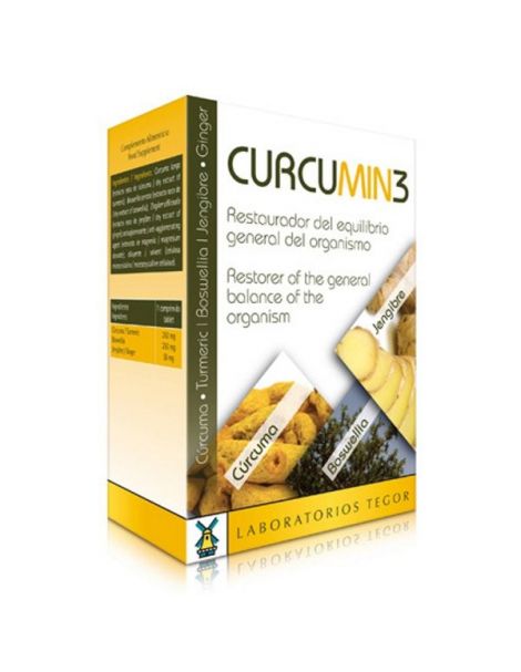 Curcumin 3 Tegor - 30 comprimidos